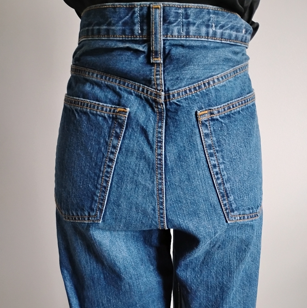 Universal Thread Mid Rise 90s Baggy Jeans 100% Cotton Classic Blue Size 10 - Picture 7 of 13